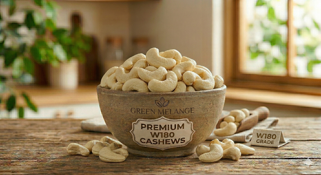 W-180 King Size Cashews (Plain & Natural)